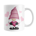 Pink Heart Gnome Mug
